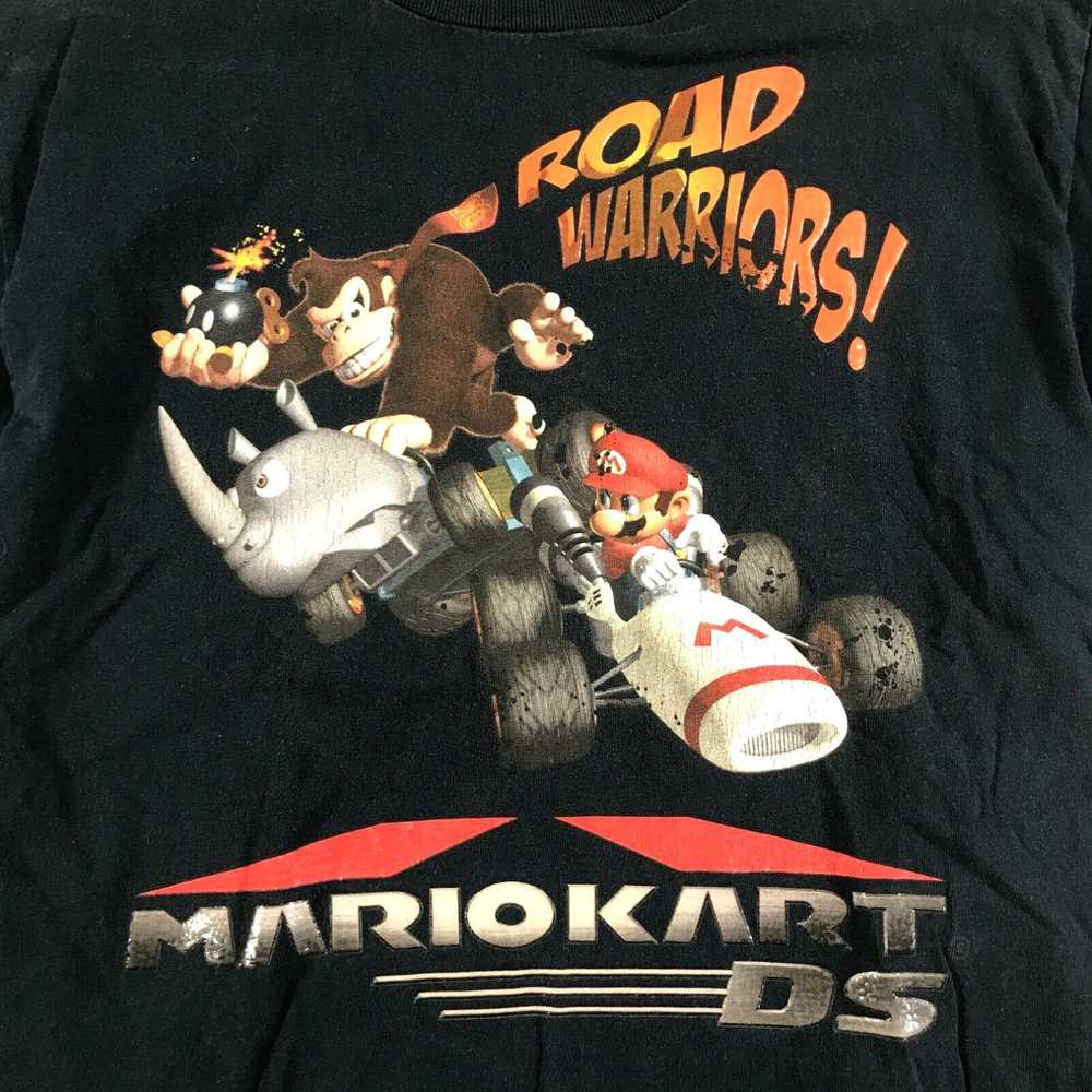 Nintendo Mario Kart DS Shirt Boys Large Black Nin… - image 2