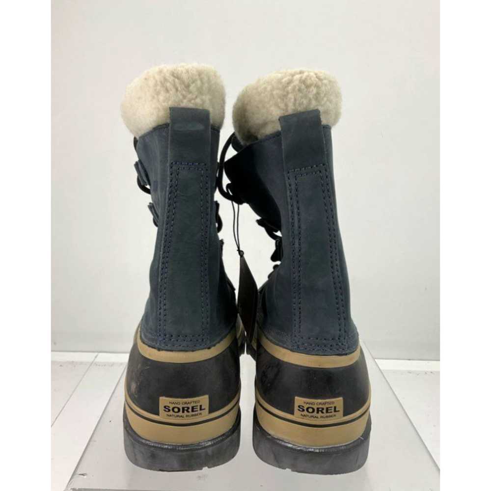 Sorel Sorel Caribou Black & Brown Nubuck & Rubber… - image 3