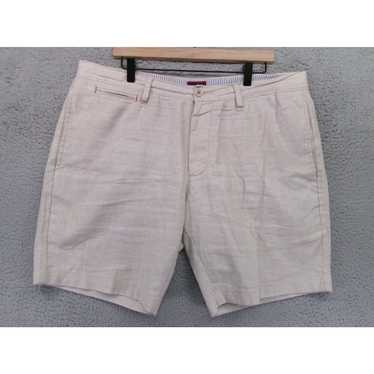 UNTUCKit Untuckit Shorts Mens 36 Linen Blend Bermu