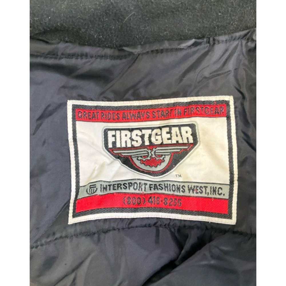 Vintage Firstgear Brown/Black Zip-Up Motorcycle J… - image 4