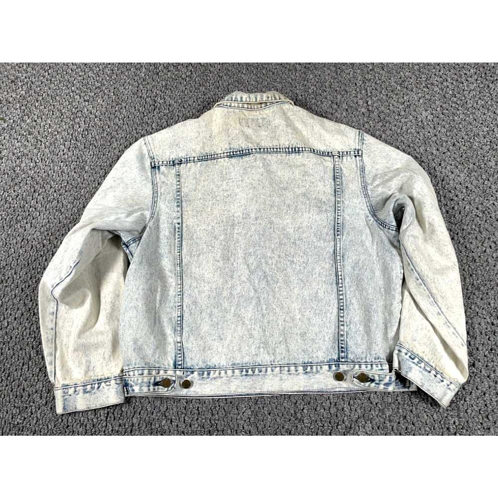 Vintage VTG 90s Todays News Acid Wash Jean Jacket… - image 2