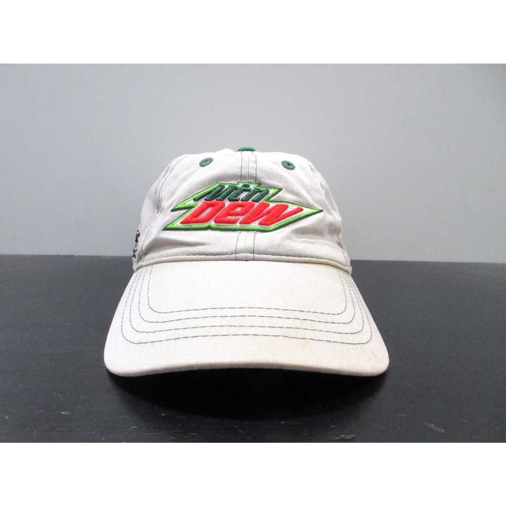 NASCAR Nascar Hat Cap Strap Back Brown Green Moun… - image 1