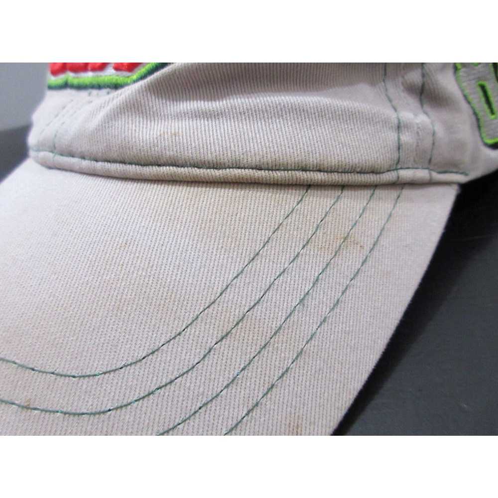 NASCAR Nascar Hat Cap Strap Back Brown Green Moun… - image 3