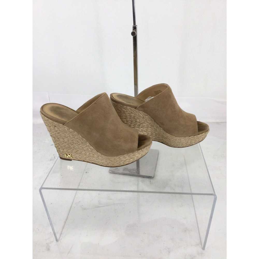 Michael Kors MICHAEL Michael Kors Tan Suede Peep-… - image 2