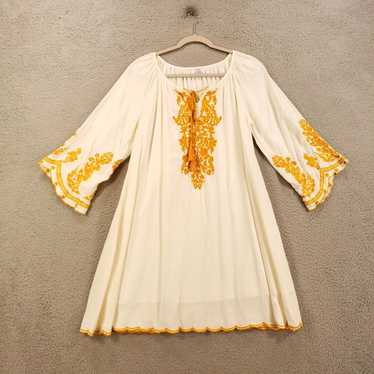 Vintage Chic Connection Tunic Womens Medium Ivory… - image 1