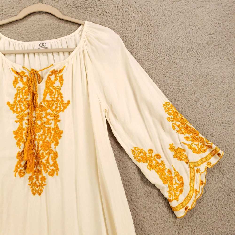 Vintage Chic Connection Tunic Womens Medium Ivory… - image 2