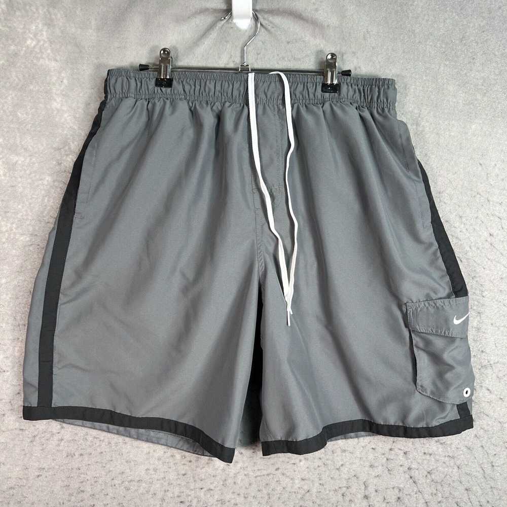 Nike Vintage Y2K Nike Athletic Swimming Trunks Sh… - image 1