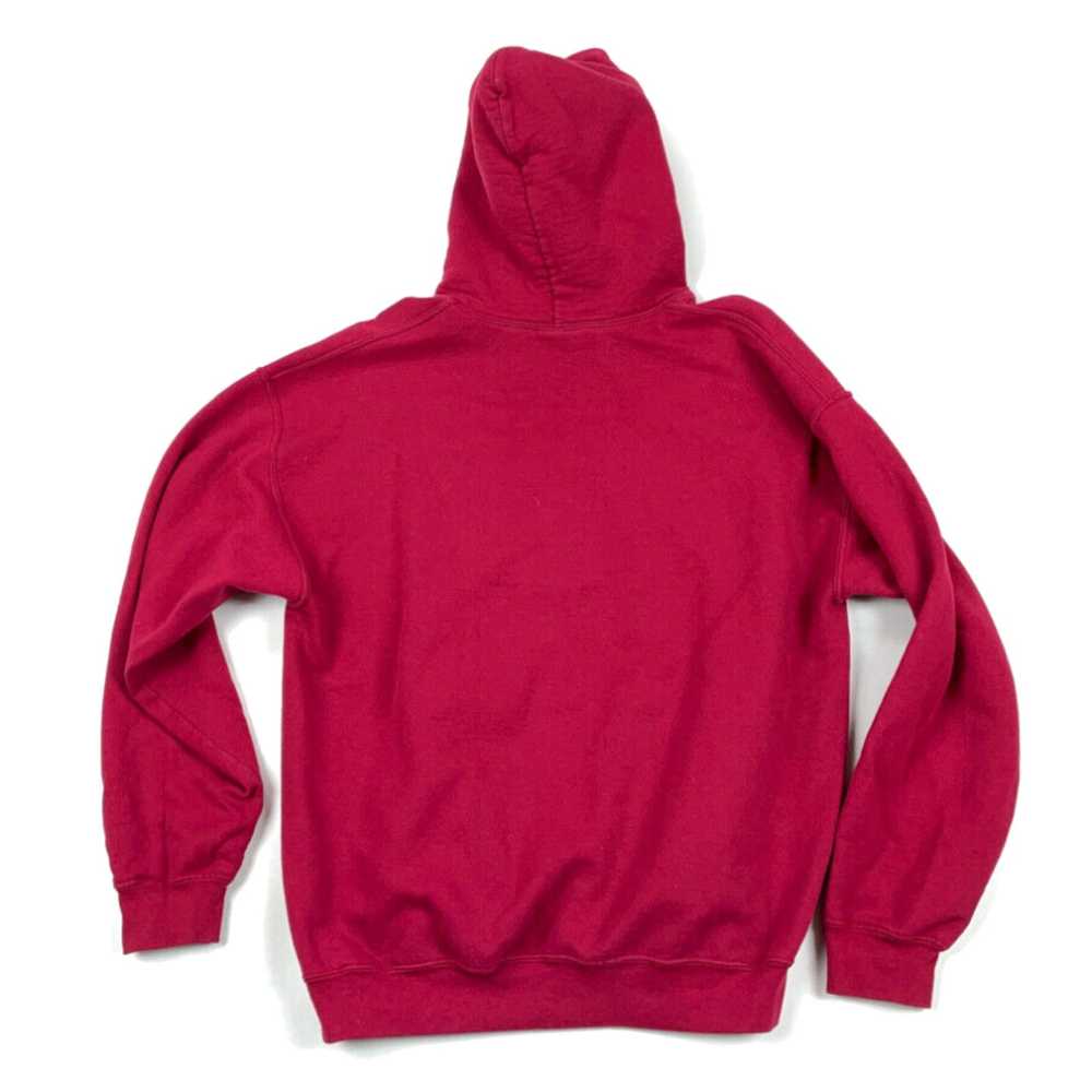 Gildan Camp Rotary Red Embroidered Hoodie Adult L… - image 2