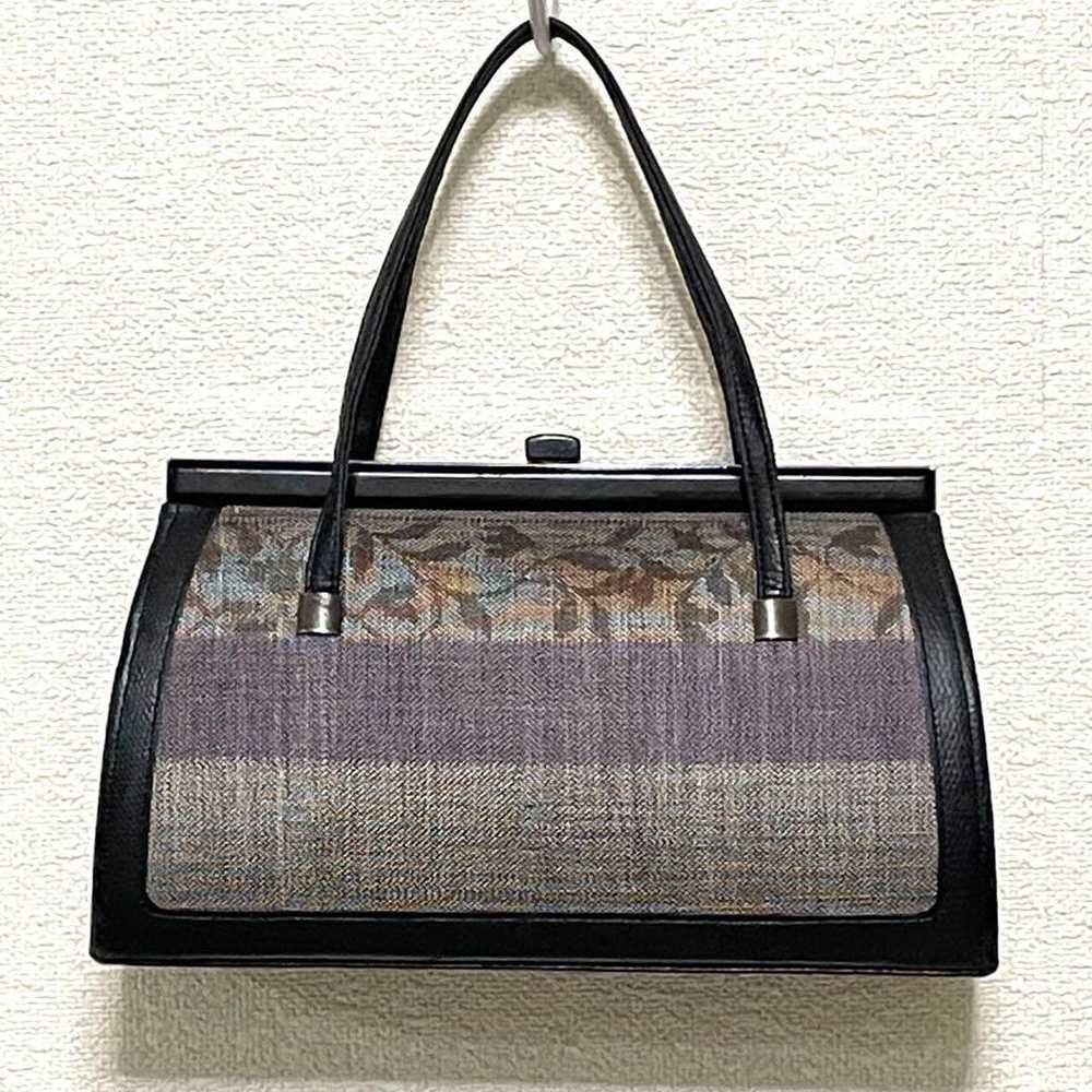 Oshima Tsumugi Authentic Silk Japanese Style Bag.… - image 3