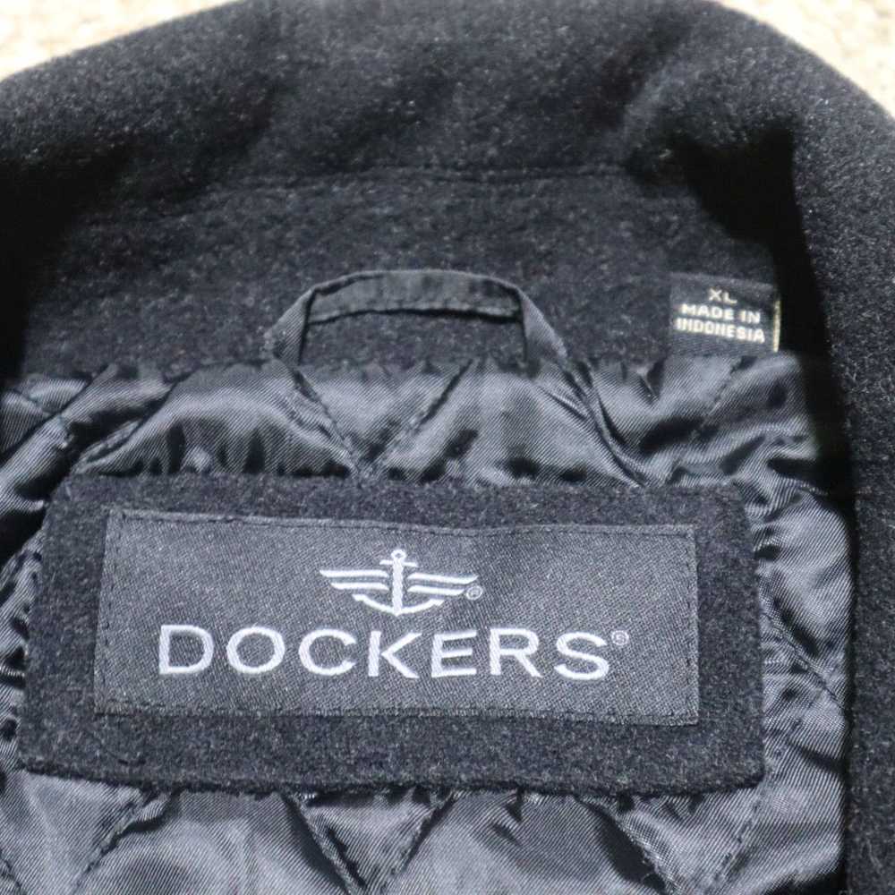 Dockers Dockers Wool Dress Over Coat Jacket Warm … - image 3