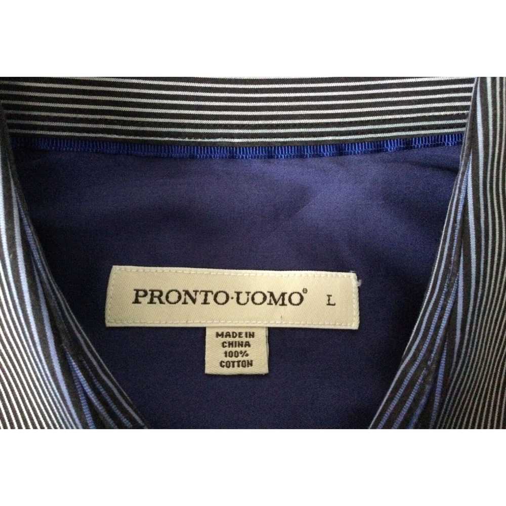 Pronto Uomo PRONTO UOMO Mens Size L Striped Cotto… - image 3