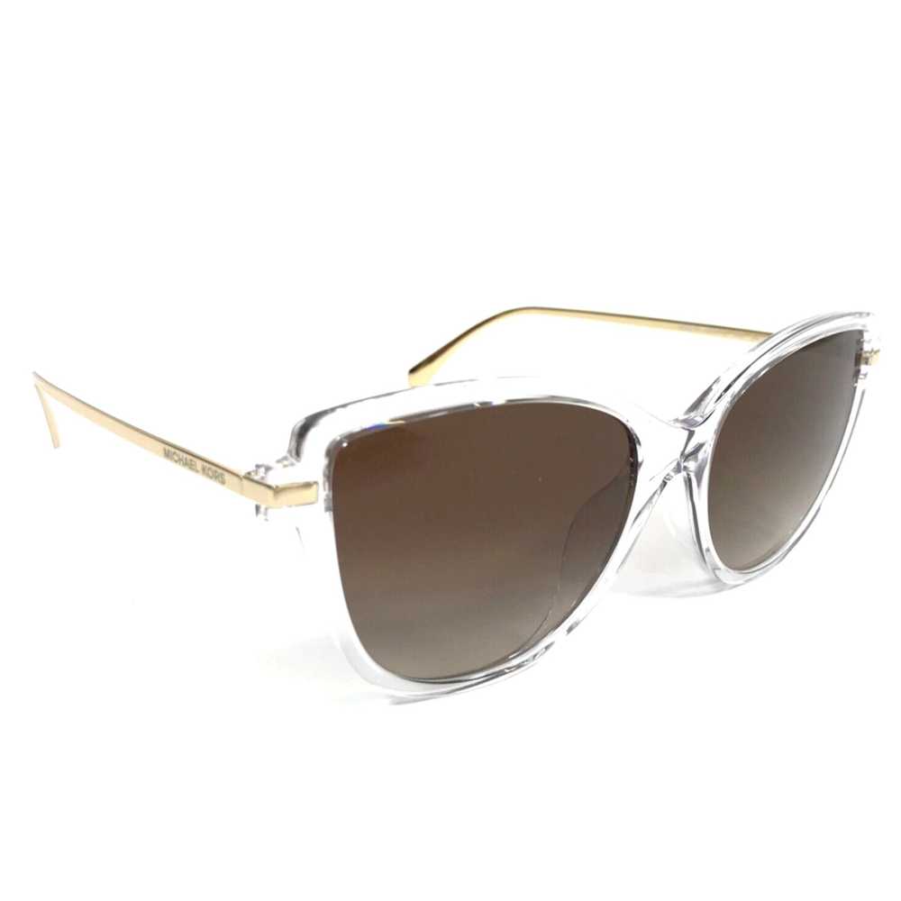 Michael Kors Luxurious Clear Gold Frame Cat Eye S… - image 3