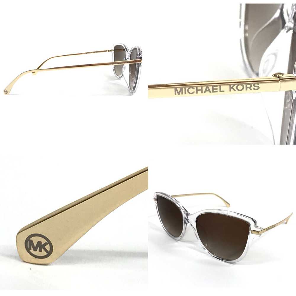 Michael Kors Luxurious Clear Gold Frame Cat Eye S… - image 4