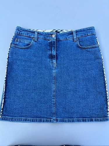 Vintage denim skirt burberry - Gem