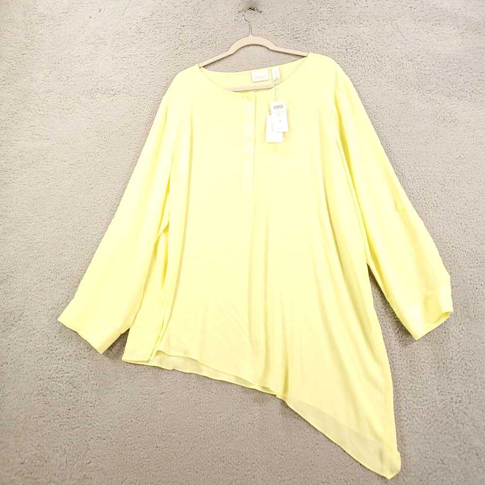 Vintage New Chico's 4 Blouse Women's 2XL Citron T… - image 2