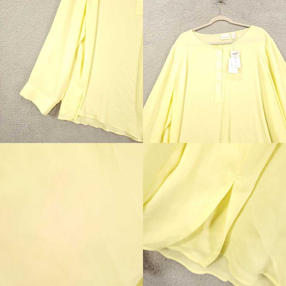 Vintage New Chico's 4 Blouse Women's 2XL Citron T… - image 4