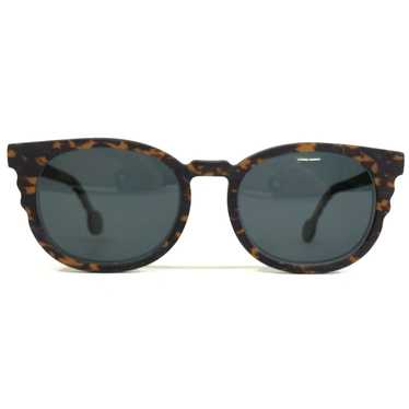 Vintage Authentic Tortoise Shell Round Eyeglasses… - image 1