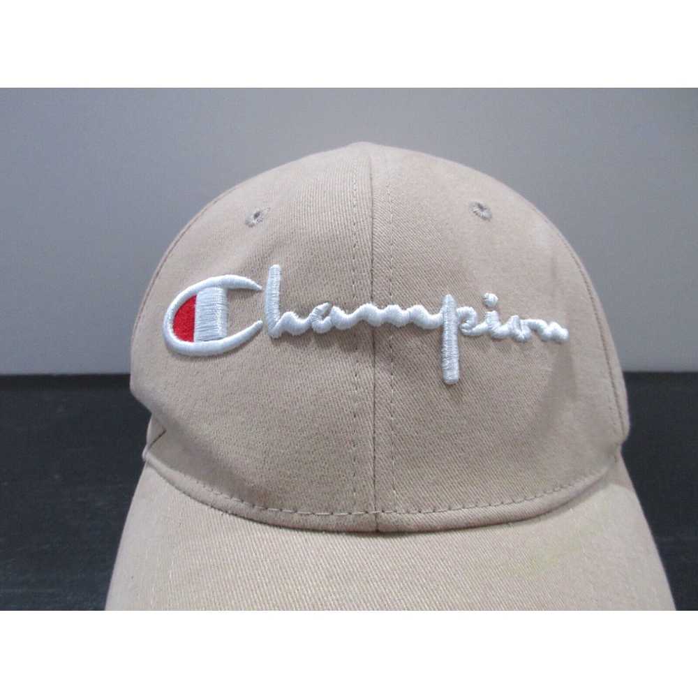 Champion Champion Hat Cap Strap Back Brown Spell … - image 2