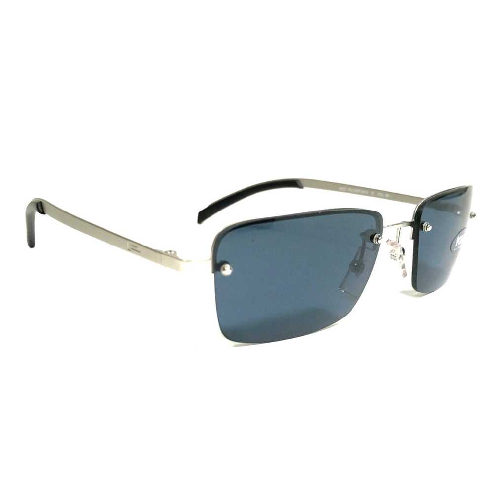 Police Silver Rectangular Half Rim Frame Police S… - image 2