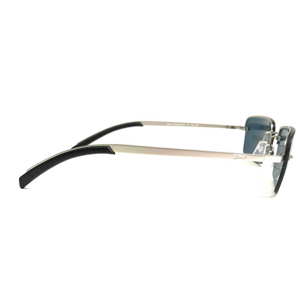 Police Silver Rectangular Half Rim Frame Police S… - image 3