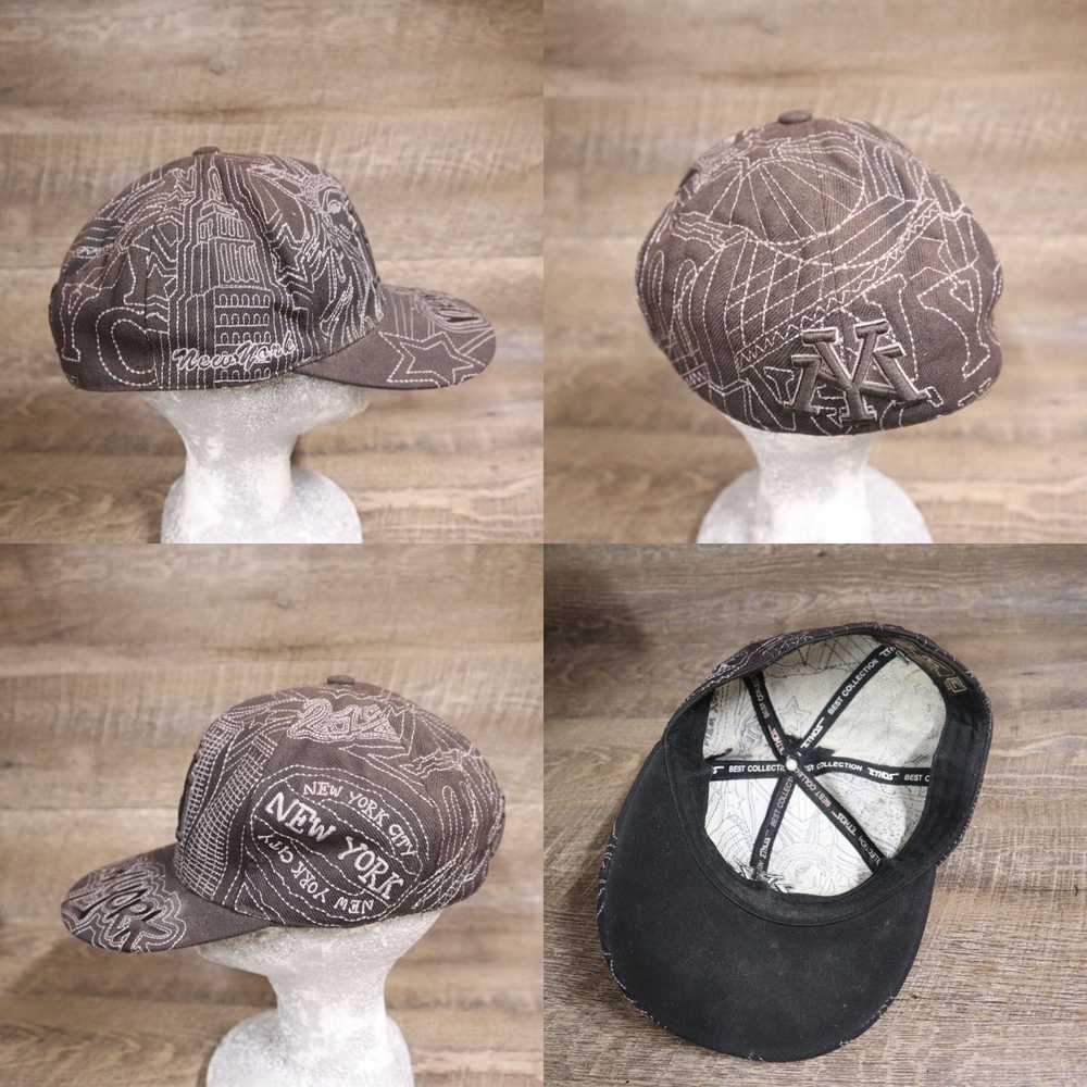 Vintage New York NY All Over Print Ball Cap Hat E… - image 4