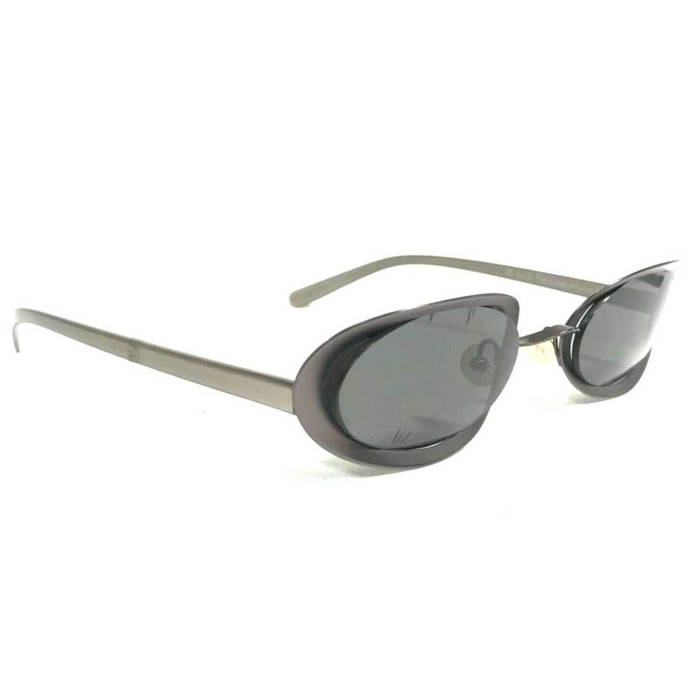 Frame Gray Round Oval Frames Eye DC Sunglasses wi… - image 1