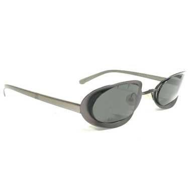 Frame Gray Round Oval Frames Eye DC Sunglasses wi… - image 1