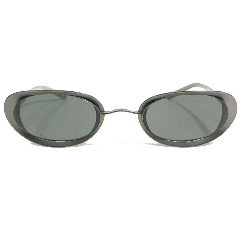 Frame Gray Round Oval Frames Eye DC Sunglasses wi… - image 2