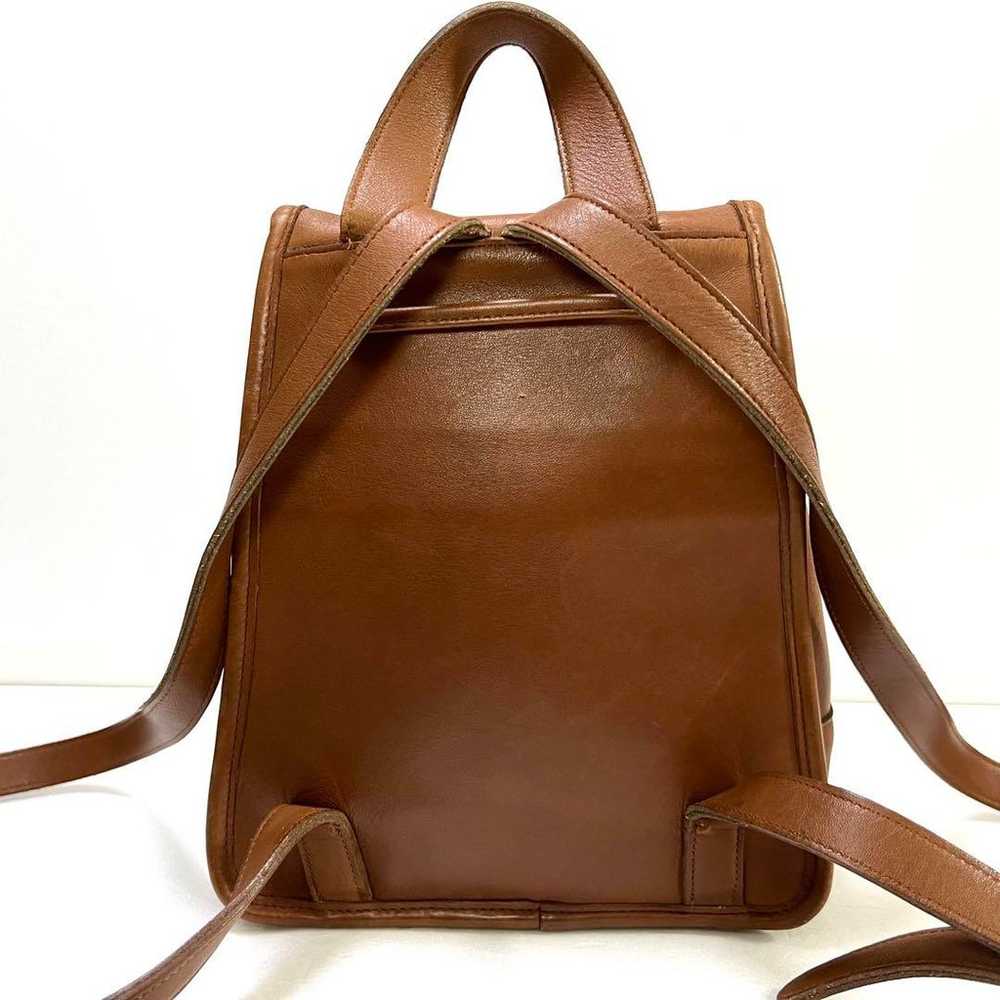 【Great condition】COACH Old Coach rucksack with tu… - image 3