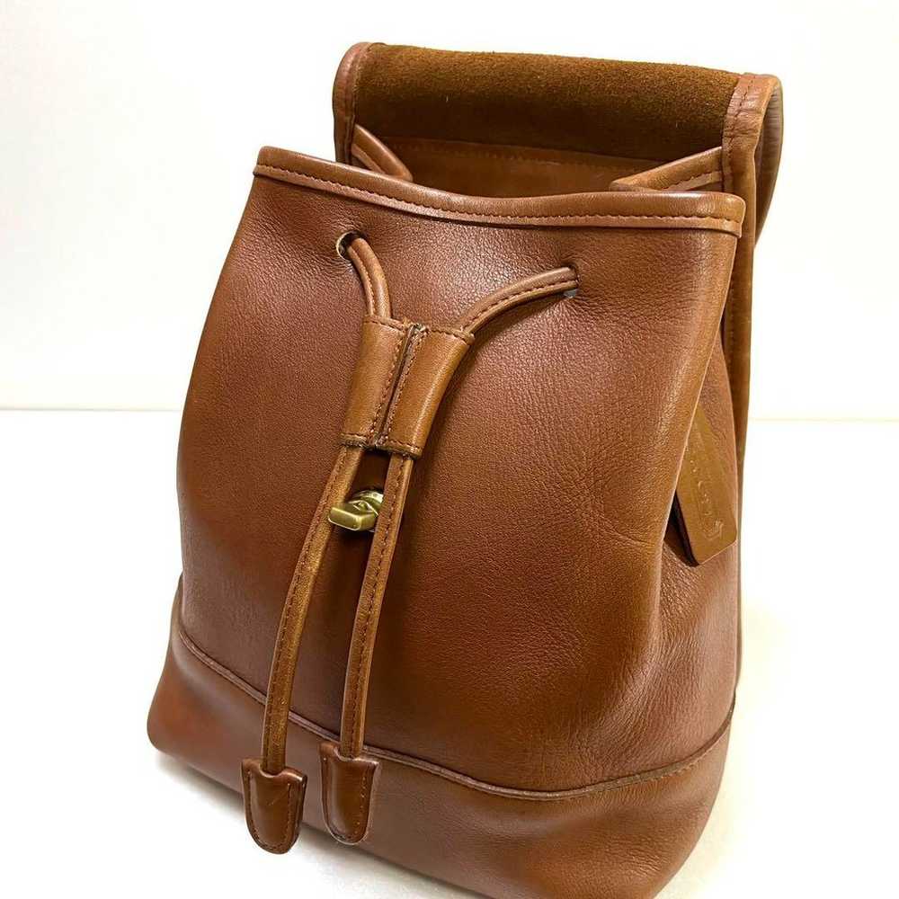 【Great condition】COACH Old Coach rucksack with tu… - image 9