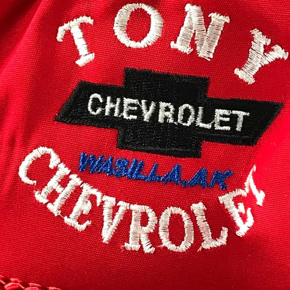 Vintage Vintage Chevrolet Snapback Hat Red Alaska… - image 2