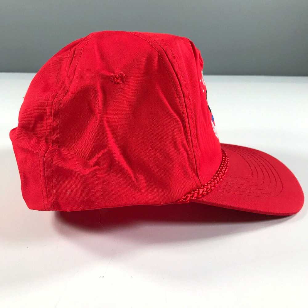 Vintage Vintage Chevrolet Snapback Hat Red Alaska… - image 3