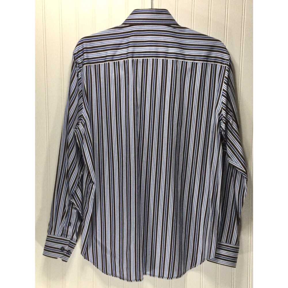 Bugatchi BUGATCHI UOMO Mens Size L Striped Cotton… - image 2