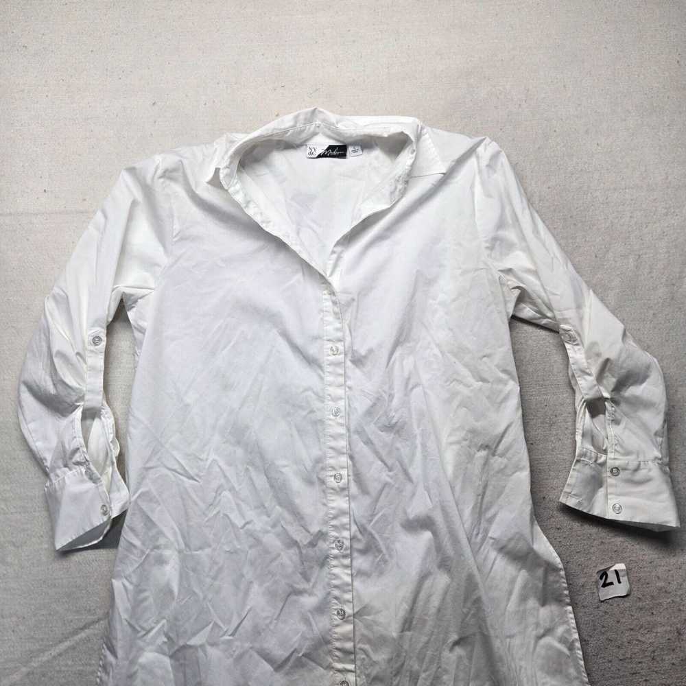 Vintage NY&C Madison Solid White VERY Long Button… - image 2