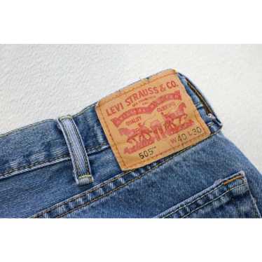 Levi's Levi's 505 Regular Fit Straight Blue Rugge… - image 1