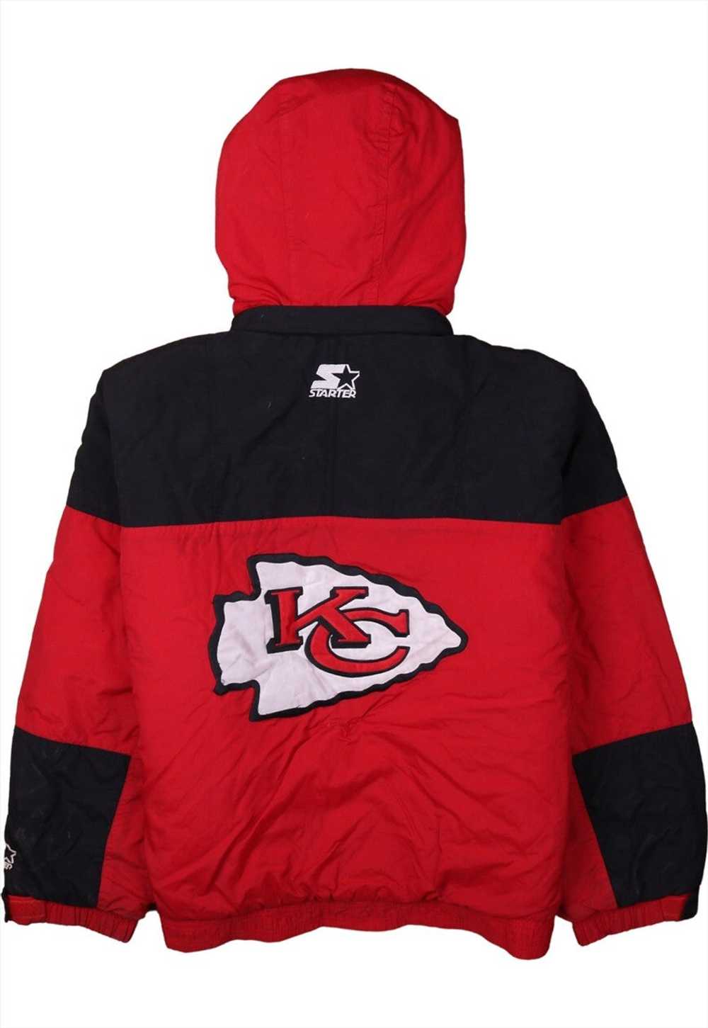 Vintage 90's Starter Puffer Jacket NFL KANSAS CHI… - image 2