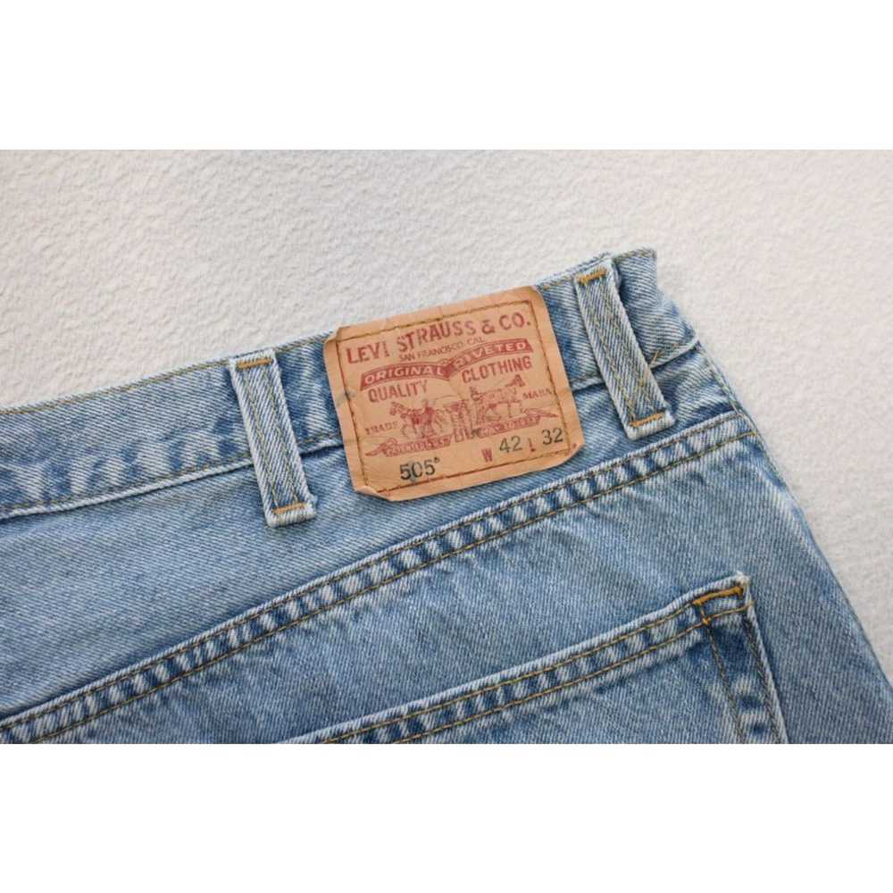 Levi's Levi's 505 Regular Fit Straight Rugged Den… - image 1