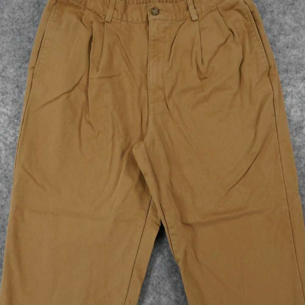 Vintage L.L. Bean Pants Mens 34x29 Double L Comfo… - image 3