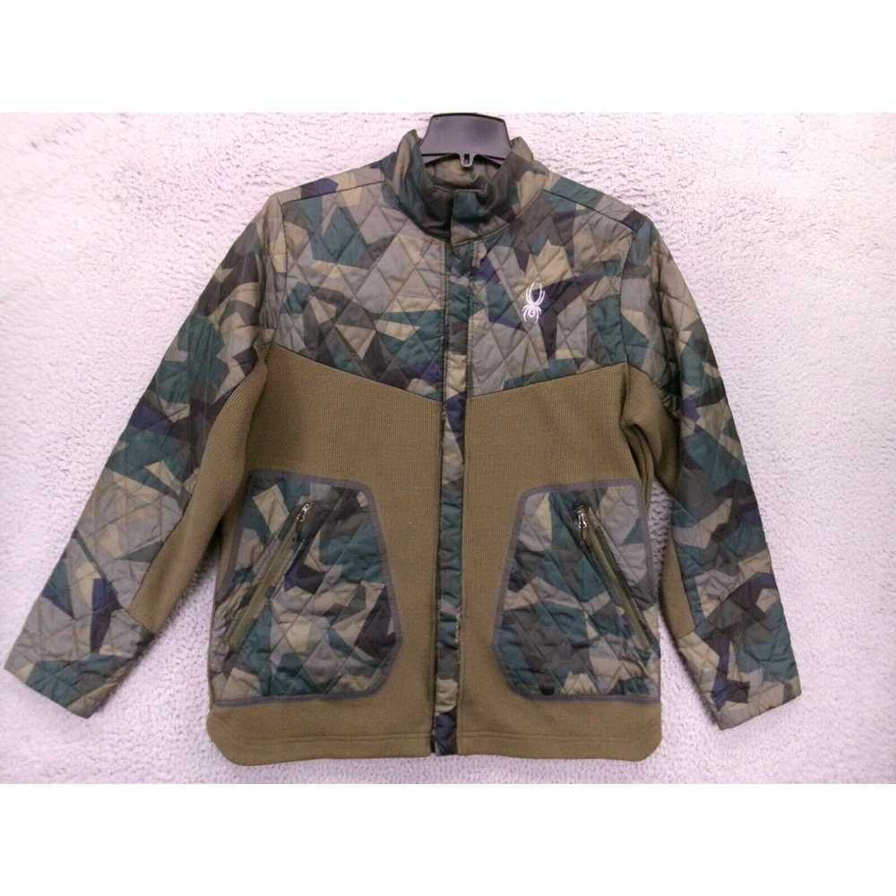 Spyder Spyder Jacket Mens Large Green Camoflauge … - image 1