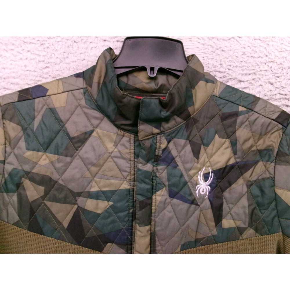 Spyder Spyder Jacket Mens Large Green Camoflauge … - image 2