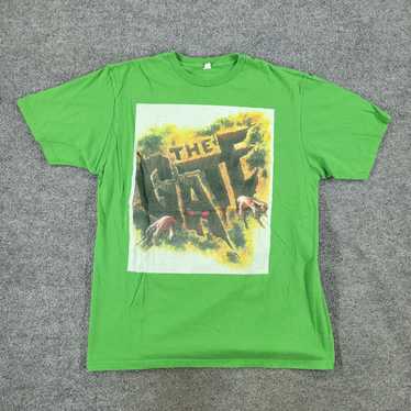 Anvil Gate Shirt MenS Large Green Horror Scary Frightening