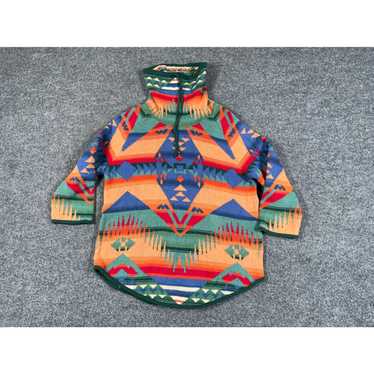 Chaps Chaps Aztec Southwestern Pattern Cowl Neck S