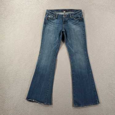 Vintage Aeropostale Flare Jeans Womens 3 4 Stretc… - image 1