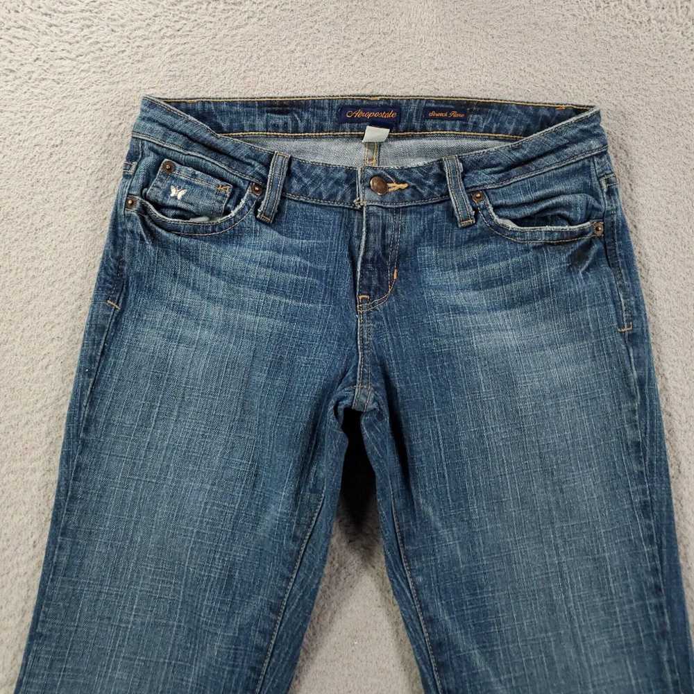 Vintage Aeropostale Flare Jeans Womens 3 4 Stretc… - image 3