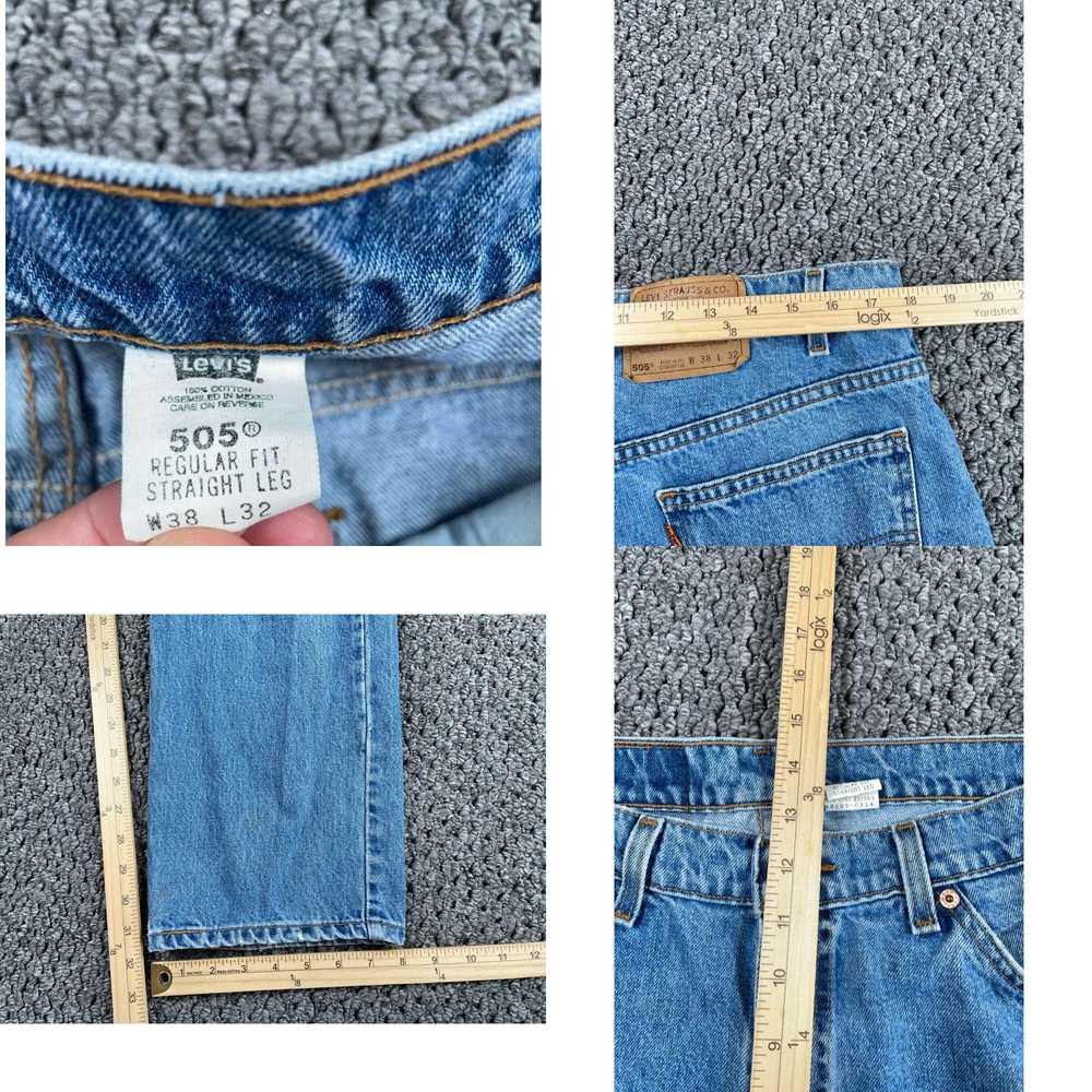 Levi's VTG 90s Levi's 505 Regular Fit Jeans Men's… - image 4