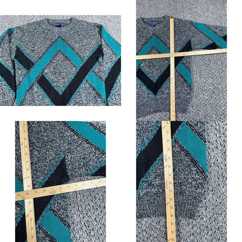 Etro VTG 80s Geometric Pattern Sweater Women's Me… - image 4