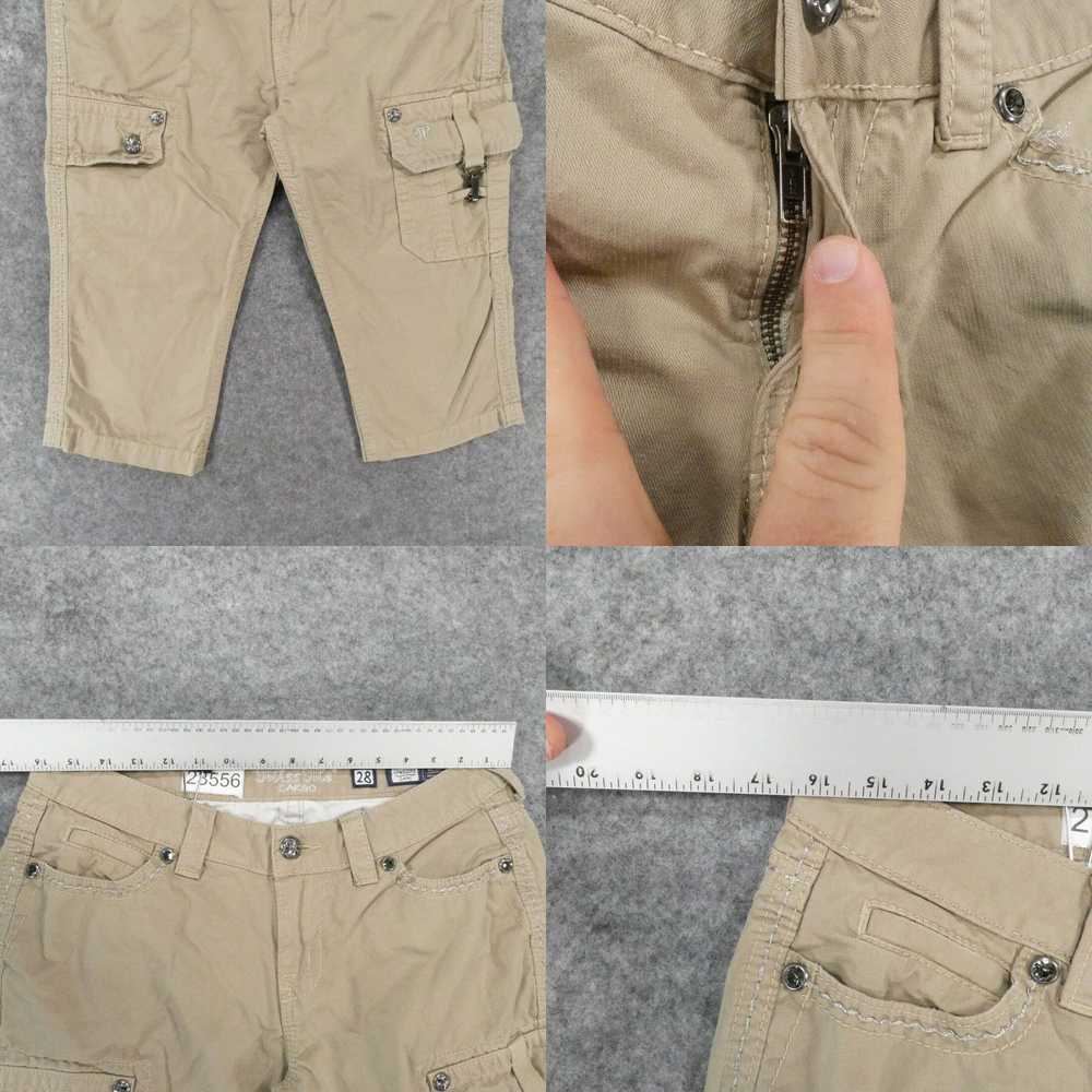 Miss Me Miss Me Pants Womens 28 Capri Cargo Khaki… - image 4