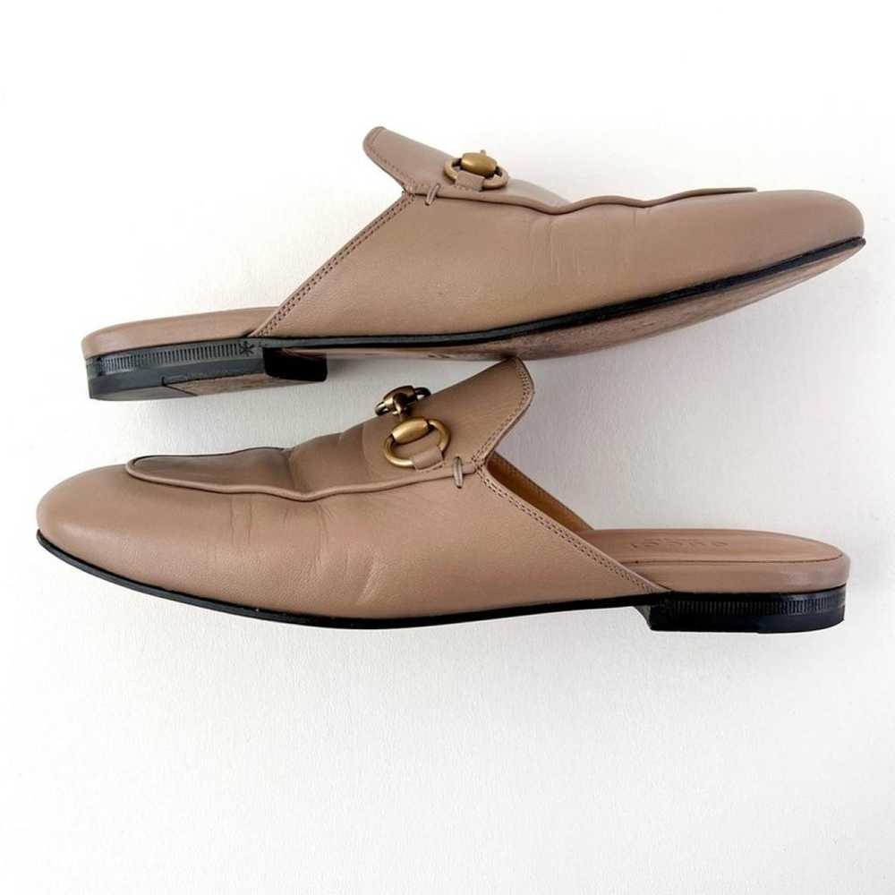 Gucci Princetown leather flats - image 5