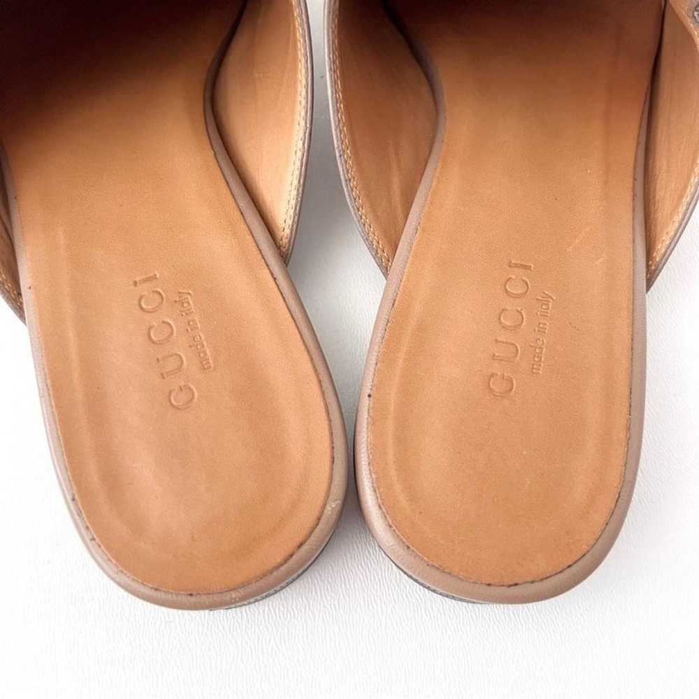 Gucci Princetown leather flats - image 7