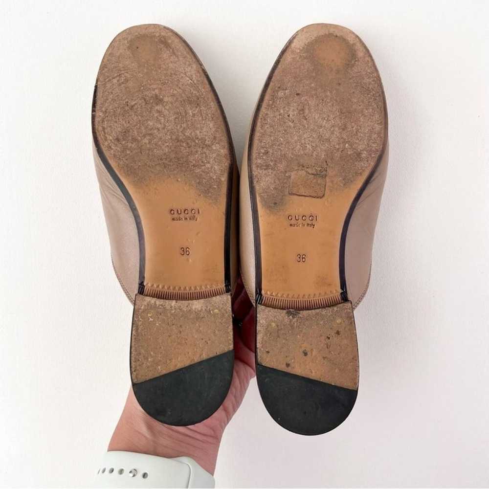 Gucci Princetown leather flats - image 8